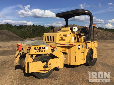 2010 Sakai GW750-2 7 Wheel Compactador de Ruedas