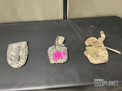 (118) Entrenching Tool Carriers, (336) Canteen Pouches & Assorted Items