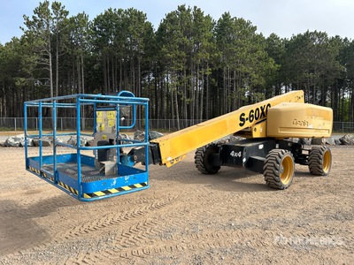 2013 Genie S60X 4WD Diesel Telescopic Boom Lift