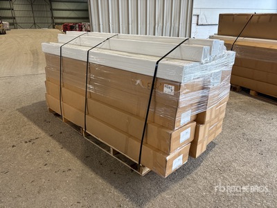 Quantity of (10) EG EarthyGrounds Combo-A 8 ft x 6 ft PVC Vallas (Unused)