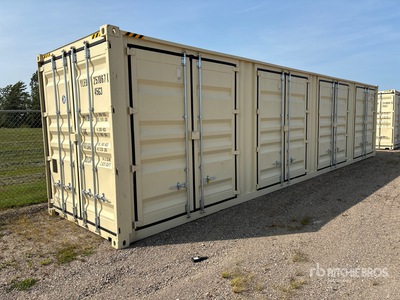 2025 40 ft High Cube Multi-Door Contenedor de almacenamiento