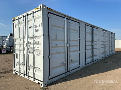 2025 40 ft High Cube Multi-Door Storage Container