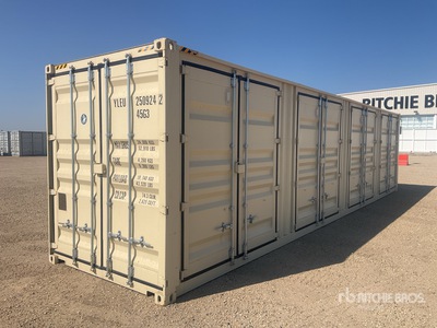 2025 40 ft High Cube Multi-Door Storage Container