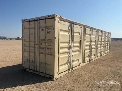 2025 40 ft High Cube Multi-Door Storage Container