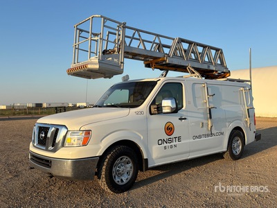 2018 Nissan NV3500 4x2 Van Mounted Aerial Lift