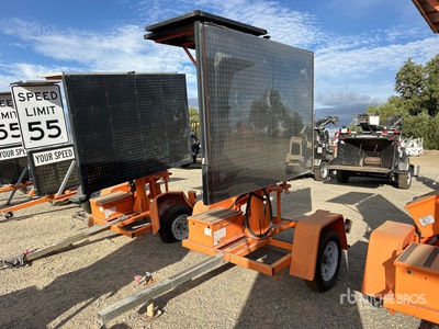2016 ADDCO DH350-FM Solar Message Board