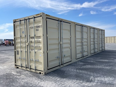 2025 40 ft High Cube Multi-Door Contenedor de almacenamiento