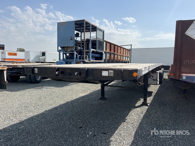 1994 Fontaine 48 ft T/A Spread Axle Pritsche Anhänger
