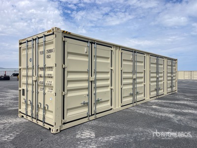 2025 40 ft High Cube Multi-Door Contenedor de almacenamiento