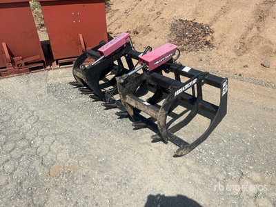 78 in Root Rake Skid Steer Grapple