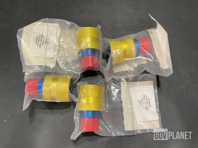 (4) Eaton AE71290M Quick Disconnect Coupling Halves