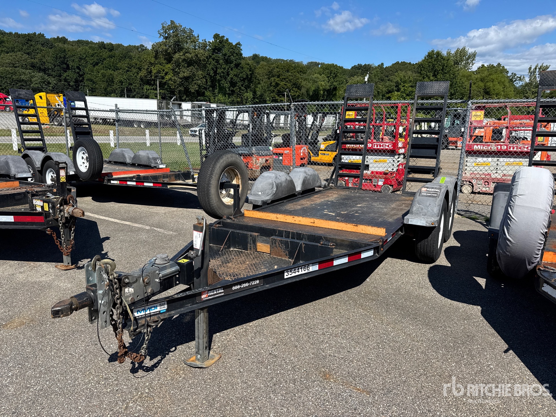 2018 MMDI 510RCMPH 14 ft T/A Remorque pour équipement