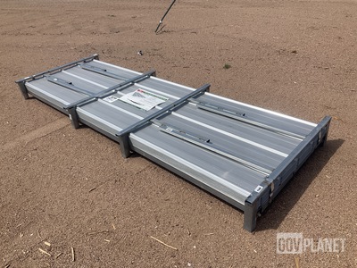 (100) Piece Lot of 10' Long Corrugated Steel Panels