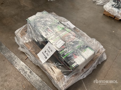 Quantity of (4) 2 Gauge 25 ft Heavy Duty Booster Cables (Unused)