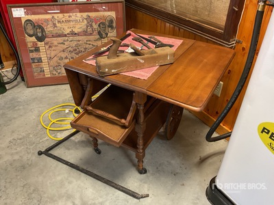 folding cart table