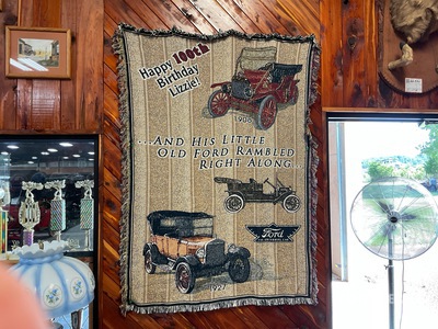 Ford decorative rug Antiques