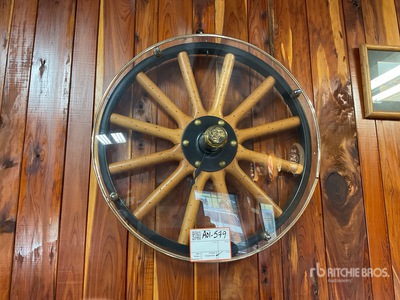 wagon wheel clock