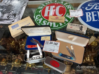Quantity of (3) Case collector knives Antichità