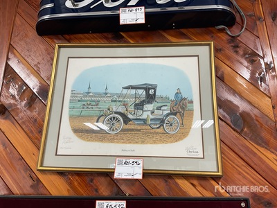 C. Don Ensor signed framed print Antichità