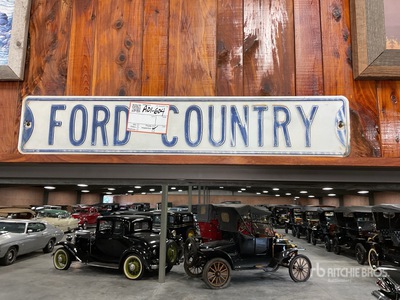 Ford tin sign Antiques