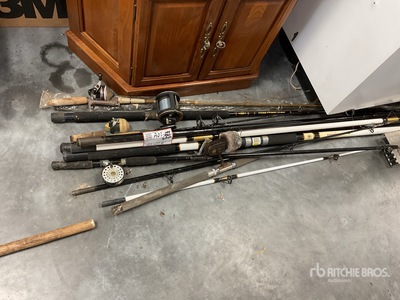 Quantity of fishing rods and reels