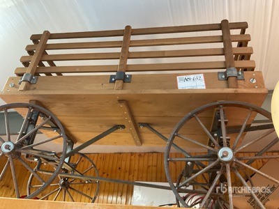 antique wooden wagon
