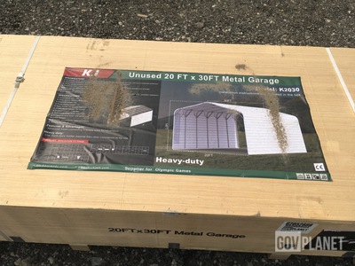 KJ K2030 Metal Garage - Unused