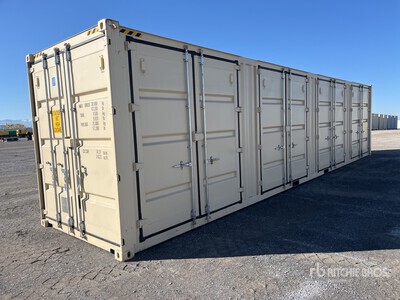 2025 40 ft High Cube Multi-Door Storage Container