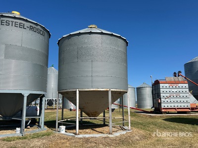 Westeel +/- 1850 bu 4 Ring Hopper صومعة الحبوب