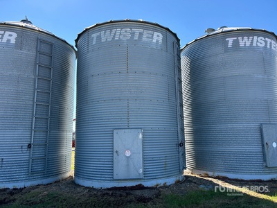Twister +/- 2400 bu 6 Ring Grain Bin