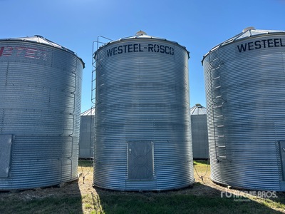 Westeel Rosco +/- 2400 bu 7 Ring Trémie à grains