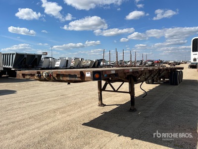2007 Manac 53 ft Tri/A Flatbed Trailer