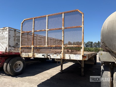 1986 Utility FS1C S/A Remolque caja abierta