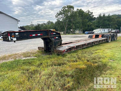 1986 Rogers CT3WH50DSF22-89-20 50 ton Tri/A Double Drop Removable Gooseneck Lowboy Trailer