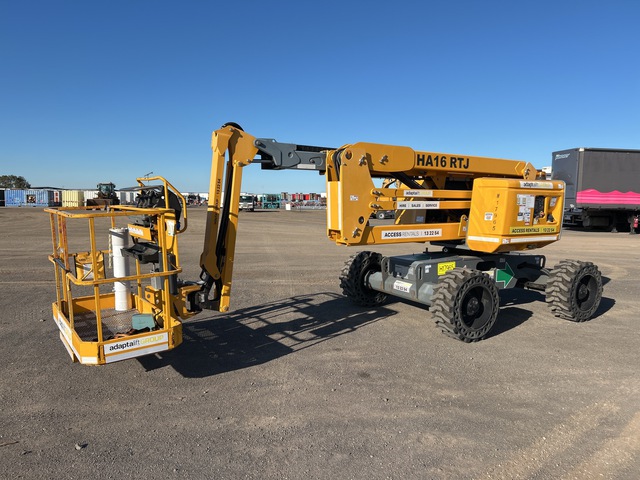 2020 Haulotte HA16 RTJ 4WD Diesel Articulating Boom Lift