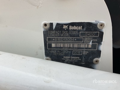 2018 Bobcat S450 を見 Skid-Steer Loader