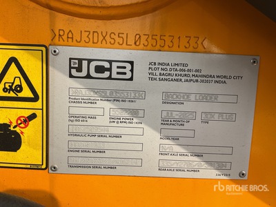 2025 JCB 3DX 4x2 Backhoe Loader (Unused)