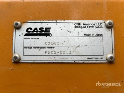 2011 Case CX58C Mini Excavator