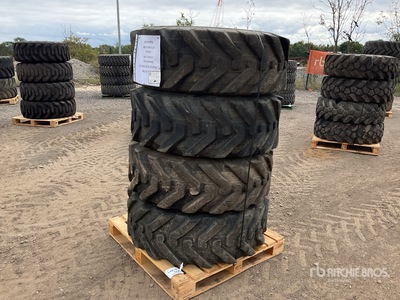 Quantity of (4) 400/80-24 Mixed Tyres