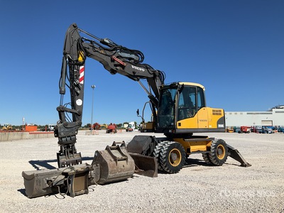 2018 Volvo EW140C Pelle hydraulique sur roues