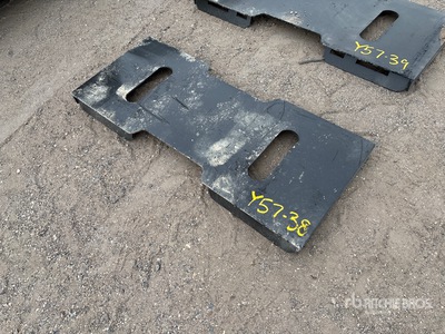 All-Star Skid Steer Attachment Mounting Plate (Unused)
