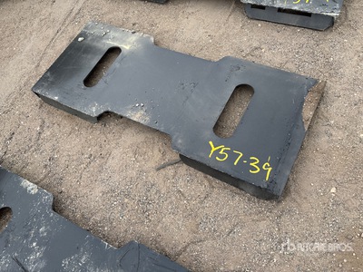 All-Star Skid Steer Attachment Mounting Plate (Unused)