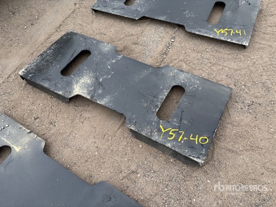 All-Star Skid Steer Attachment Mounting Plate (Unused)