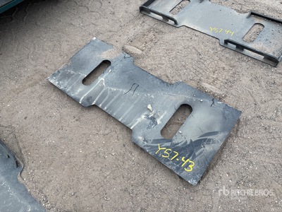 All-Star Skid Steer Attachment Mounting Plate (Unused)