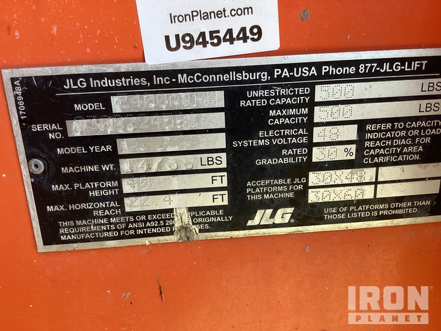 ELEVADOR ARTICULADO 2017 JLG E400AJPN