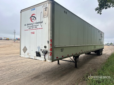 2016 Stoughton ZGPVW-535T-S-C-AR 53 ft x 102 in T/A Van Trailer
