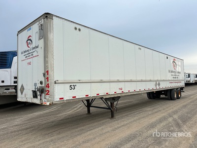 2016 Stoughton ZGPVW-535T-S-C-AR 53 ft x 102 in T/A Remorque fourgon