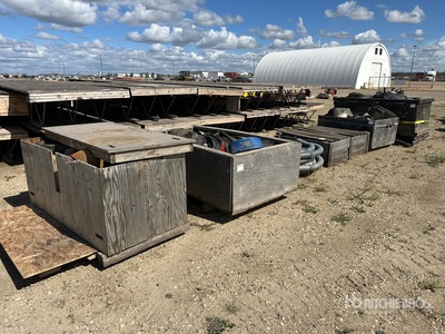 Quantity of (6) Crates of Assorted Discharge Hose