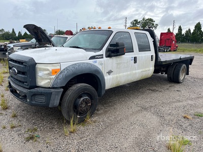 2016 Ford F-550 XL 4x4 Crew Cab Table Top Truck (Inoperable)