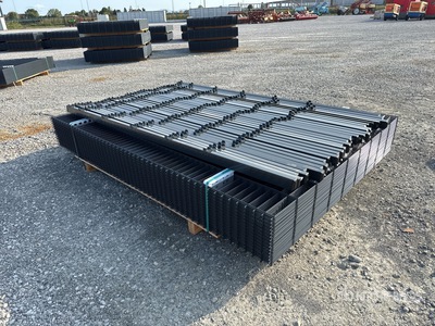 Qty of 75 Meter (1,83m x 2,50m) Site Fence (Unused)